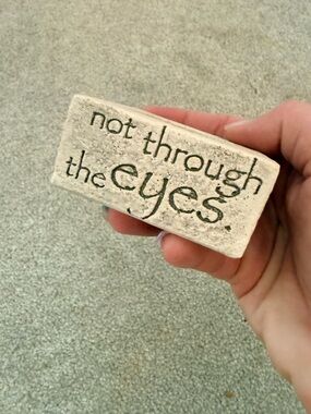 Stone Accent candle holder